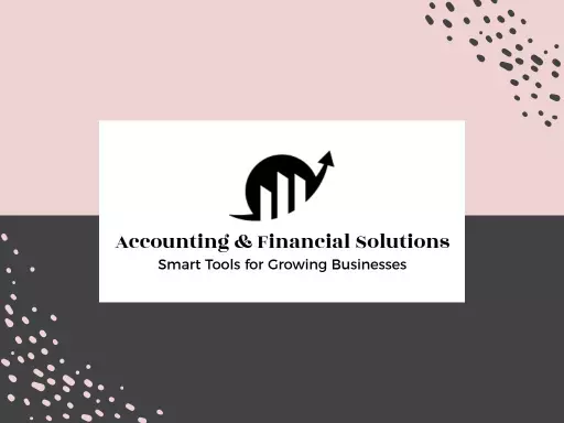 Elegant Pink Financial Solutions Business Overview Presentation Template