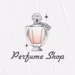 Elegant Pink Glass Perfume Bottle Design for Perfume Logo Template