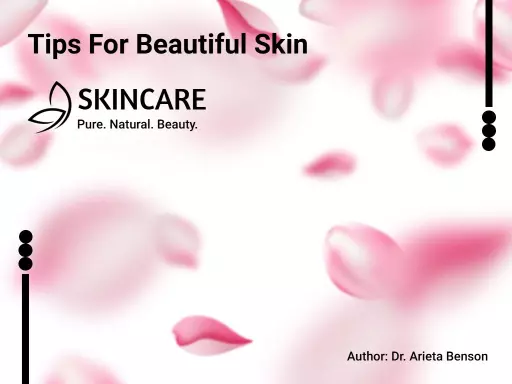 Elegant Pink Skincare Routine Tips for Radiant Skin Presentation Template