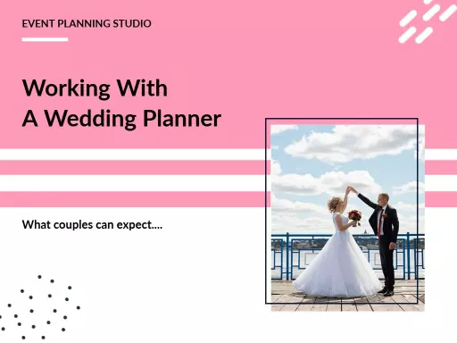 Elegant Pink Wedding Planning Business Overview Presentation Template