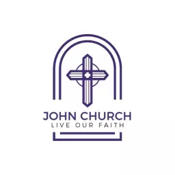 Elegant Purple Arch Design for Community Church Logo Template
