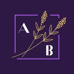 Elegant Purple Floral Design Featuring Initials Monogram Logo Template