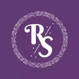 Elegant Purple Floral Design for Wedding Celebrations Logo Template