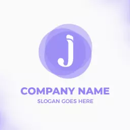 Elegant Purple J Letter Design for Modern Branding Logo Template