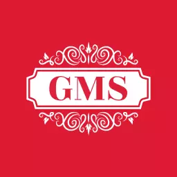 Elegant Red and White Decorative Letter Monogram Logo Template