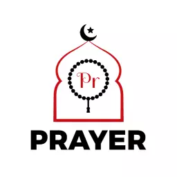 Elegant Red Mosque Design Representing Spiritual Prayer Logo Template