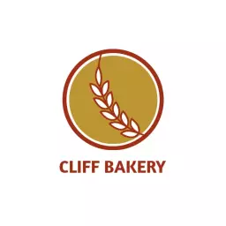 Elegant Round Design Featuring Wheat for Bakery Logo Template