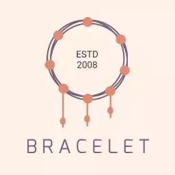 Elegant Round Design Highlighting Timeless Bracelet Craft Logo Template