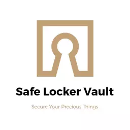 Elegant Safe Locker Vault Design Featuring Square Elements Logo Template