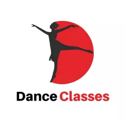 Elegant Silhouette of Dancer Celebrating Dance Classes Logo Template