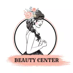 Elegant Sketch of a Woman Highlighting Beauty Center Logo Template