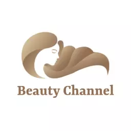 Elegant Soft Brown Hair Design Representing Beauty Channel Logo Template