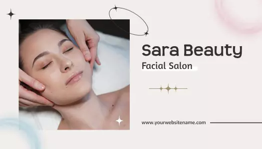 Elegant Soft Pastel Beauty Salon Business Card Template