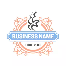 Elegant Swirls and Smoke Design for Unique Business Logo Template