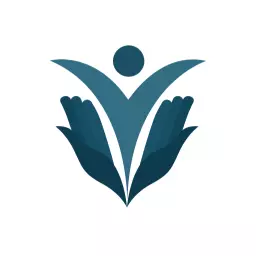 Elegant Teal Human Figure Representing Insurance Services Logo Template