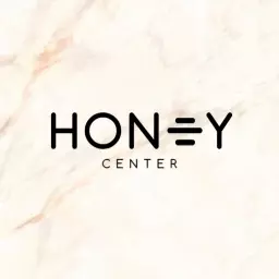 Elegant Typography Design Showcasing Modern Honey Center Logo Template