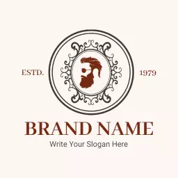 Elegant Vintage Design Featuring Ornate Decorative Elements Logo Template