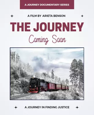 Elegant Vintage Train Journey Documentary Poster Template