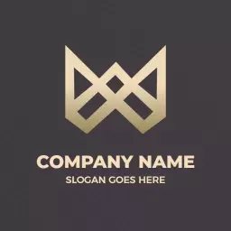 Elegant W Letter Design with Modern Luxury Aesthetic Logo Template