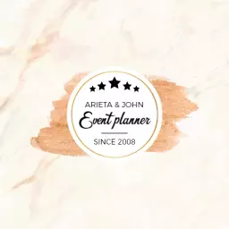 Elegant Watercolor Brushstroke Event Planner Logo Template