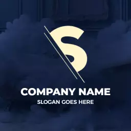 Elegant White S Letter Design for Branding and Identity Logo Template