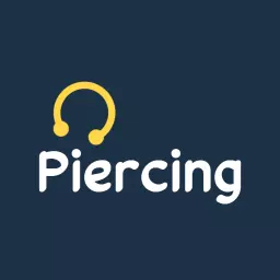 Elegant Yellow Circular Design for Piercing Services Logo Template
