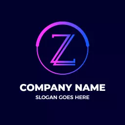 Elegant Z Letter Design with Vibrant Gradient Colors Logo Template