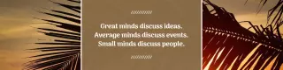 Elevated Sunset View with Inspiring Quotes LinkedIn Banner Template
