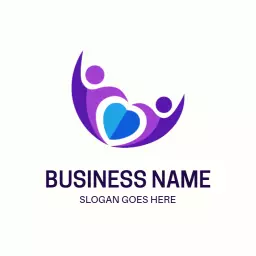 Embrace Community Support Through Compassionate Non Profit Logo Template