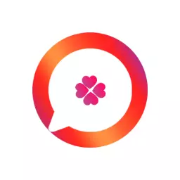 Embrace Romantic Connections with Colorful Dating Logo Template