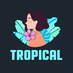 Embrace the Essence of Tropical Beauty with Elegant Design Logo Template