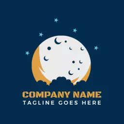 Embrace the Night Sky with a Beautiful Universe Logo Template