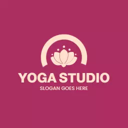 Embrace Tranquility with Our Serene Yoga Studio Logo Template