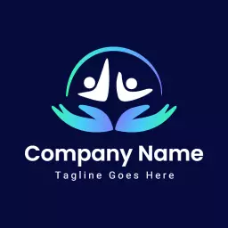 Embracing Each Other with Family-Centric Care Logo Template