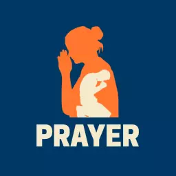Embracing Faith through Prayer and Meditation Illustration Logo Template