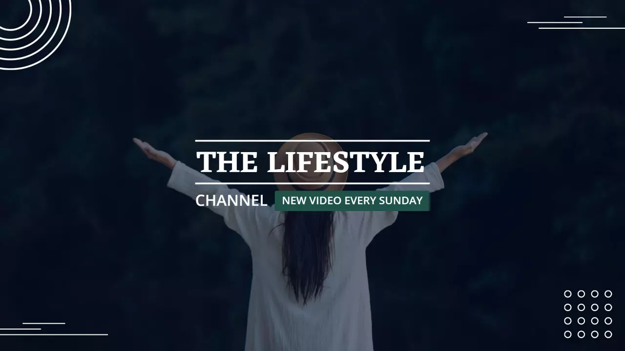 Embracing Nature and Serenity for YouTube Lifestyle Banner Template