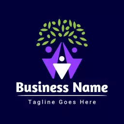 Emphasizing Family Connections with a Vibrant Tree Logo Template