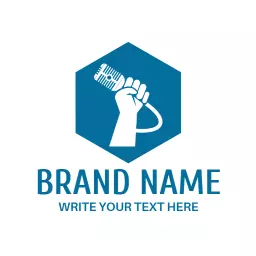 Empower Your Voice with a Rapper Microphone Logo Template