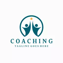 Empowering Growth and Support with Dynamic Coaching Logo Template