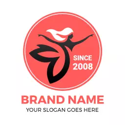 Enchanting Red Fairy Design Capturing Magical Moments Logo Template