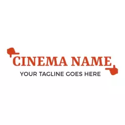 Energetic Cinematic Experience with Catchy Taglines Logo Template