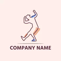 Energetic Dance Moves Celebrating Hip Hop Culture Logo Template