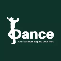Energetic Dance Moves Showcasing Your Passion for Dance Logo Template