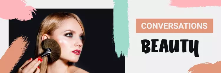 Engaging Beauty Conversations with Makeup Application Banner Template