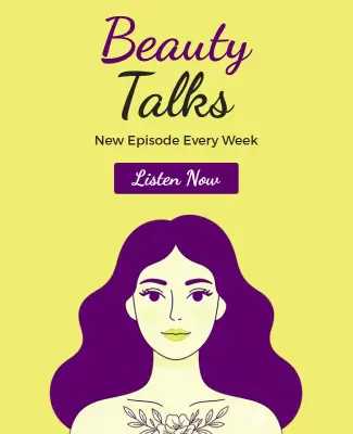 Engaging Beauty Talks Poster Template