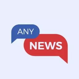 Engaging Blue and Red Speech Bubbles for News Sharing Logo Template