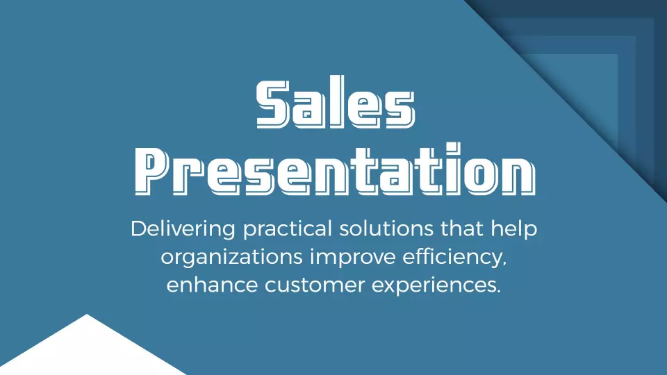 Engaging Blue Sales Strategies Overview Presentation Template