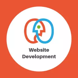 Engaging Circular Design Representing Website Development Logo Template