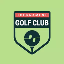 Engaging Green Background Design for Golf Tournament Club Logo Template