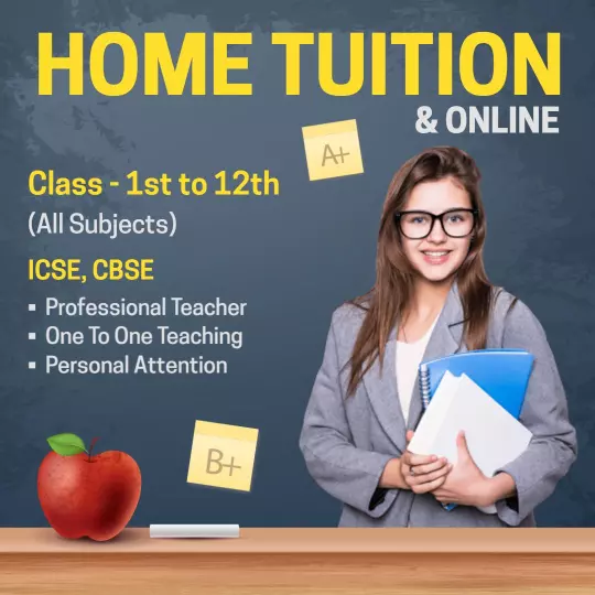 Engaging Home Tuition with Personal Attention for All Subjects Ad Template